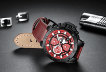 Load image into Gallery viewer, Men's Casual Waterproof Watch With Chronometers And Fluorescent Hands Excellent Design Perfect Gift
