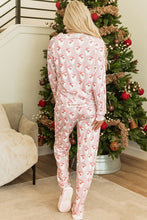 Load image into Gallery viewer, Christmas Santa Claus Stripe Top and Pants Lounge
