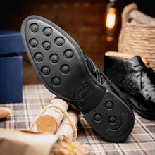 Load image into Gallery viewer, 43-594-BLK MARCO Ostrich Quill Chukka Boot, Black
