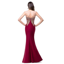 Load image into Gallery viewer, Amazon Europe dress sexy back hollow applique package hip dress fishtail skirt female perspective
