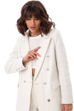 Load image into Gallery viewer, Ora Tweed Double Breasted Blazer
