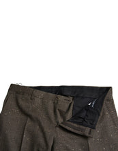 Load image into Gallery viewer, Dolce &amp; Gabbana Brown Wool Dress Skinny Men Trouser Pants
