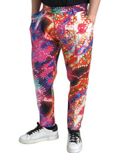 Load image into Gallery viewer, Dolce &amp; Gabbana Multicolor Printed Linen Men Trouser Pants
