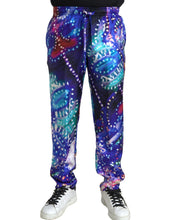 Load image into Gallery viewer, Dolce &amp; Gabbana Multicolor Printed Silk Men Trouser Pants
