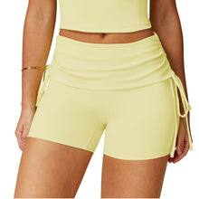 Load image into Gallery viewer, Women's Drawstring Tight Yoga Shorts – Running Sport Shorts
