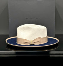 Load image into Gallery viewer, Bellissimo Exclusive Panama and Felt Two Tone Fox [Sapphire Blue]
