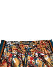 Load image into Gallery viewer, Dolce &amp; Gabbana Multicolor Marble Print Satin Pants
