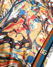 Load image into Gallery viewer, Dolce &amp; Gabbana Multicolor Marble Print Satin Pants
