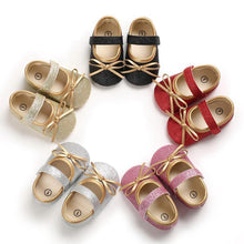 Load image into Gallery viewer, Baby Newborn Infant Princess Shoes Comfortable Sole Baby Infant 0-18M Soft Material Cute Unique Design
