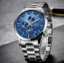 Load image into Gallery viewer, Men's Waterproof  Watch With Chronometers And Date Display Unique Design Perfect Gift
