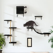 Load image into Gallery viewer, Wall-Mounted Cat Condo &amp; Climbing Tower – Space-Saving, Sturdy &amp; Fun for Multiple Cats
