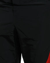 Load image into Gallery viewer, Dolce &amp; Gabbana Black Red Leopard Print Nylon Jogger Pants
