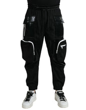 Load image into Gallery viewer, Dolce &amp; Gabbana Black Nylon Cargo Jogger Men Sweatpants Pants
