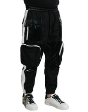 Load image into Gallery viewer, Dolce &amp; Gabbana Black Nylon Cargo Jogger Men Sweatpants Pants
