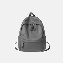 Load image into Gallery viewer, Elegant Leather Backpack Bag : With Fancy Zipper
