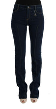 Load image into Gallery viewer, Costume National Blue Cotton Bootcut Flared Jeans

