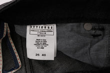 Load image into Gallery viewer, Acht Black Denim Cotton Bottoms Slim Fit Jeans
