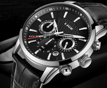 Load image into Gallery viewer, Men's  Waterproof Watch With Chronometers Day View Sport Analog Watches Excellent Look Perfect Gift For Him
