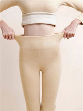 Load image into Gallery viewer, Women’s Fleece-Lined High-Waist Shark Leggings
