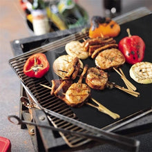 Load image into Gallery viewer, 44x33cm BBQ Grill Mat Barbecue Outdoor Baking Non-stick Pad Reusable Cooking Plate For Party Grill Mat Accessories Non-stick Reusable Barbecue Baking Mats Oven Liner Heat Resistant Barbecue Sheets
