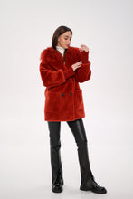 Load image into Gallery viewer, Genuine Lama Fur Peruvian Wool Coat
