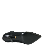 Load image into Gallery viewer, Dolce &amp; Gabbana Black Stiletto Heels Mid Calf Boots Shoes
