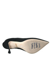 Load image into Gallery viewer, Dolce &amp; Gabbana Black Stiletto Heels Mid Calf Boots Shoes
