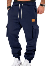 Load image into Gallery viewer, Men's Full Size Drawstring Cargo Jogger Pants Plus Size
