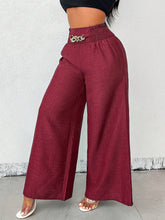 Load image into Gallery viewer, Women's High-Waist Drapey Wide-Leg Pants | Elastic Drawstring 5 Colors
