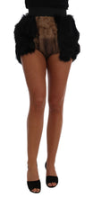 Load image into Gallery viewer, Dolce &amp; Gabbana Black Mink Nutria Fur Mini Hot Pants
