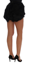Load image into Gallery viewer, Dolce &amp; Gabbana Black Mink Nutria Fur Mini Hot Pants
