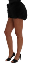 Load image into Gallery viewer, Dolce &amp; Gabbana Black Lamb Fox Fur Mini Hot Pants
