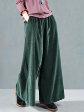 Load image into Gallery viewer, Loose Corduroy Wide-Leg Pants
