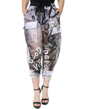 Load image into Gallery viewer, Dolce &amp; Gabbana White See Through Logo Cropped Cargo Pants
