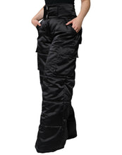 Load image into Gallery viewer, Dolce &amp; Gabbana Black Quilted High Waist Women Boot Cut Pants
