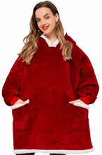Load image into Gallery viewer, Winter TV Hoodie Blanket Winter Warm Home Clothes Women Men Oversized Pullover With Pockets
