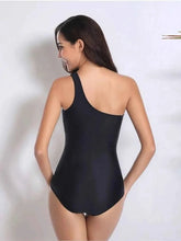Load image into Gallery viewer, One Shoulder Polka Dot : One-Piece Swimwear
