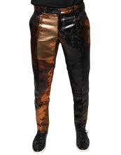 Load image into Gallery viewer, Dolce &amp; Gabbana Multicolor Jacquard Skinny Men Pants

