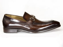 Load image into Gallery viewer, Burnished Calfskin Slip-On Loafer Brown
