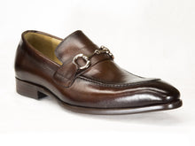 Load image into Gallery viewer, Burnished Calfskin Slip-On Loafer Brown
