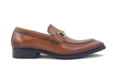Load image into Gallery viewer, Burnished Calfskin Slip-On Loafer Cognac
