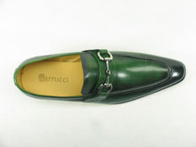 Load image into Gallery viewer, Burnished Calfskin Slip-On Loafer Green
