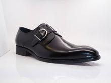 Load image into Gallery viewer, Calfskin Monkstrap Black
