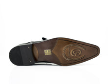 Load image into Gallery viewer, Calfskin Monkstrap Black
