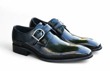 Load image into Gallery viewer, Calfskin Monkstrap Black
