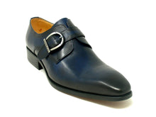 Load image into Gallery viewer, Calfskin Monkstrap Navy
