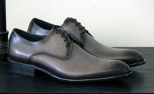 Load image into Gallery viewer, Burnished Calfskin Belt Grey
