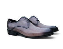 Load image into Gallery viewer, Burnished Calfskin Lace-Up Oxford Grey
