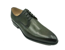 Load image into Gallery viewer, Burnished Calfskin Lace-Up Oxford Olive
