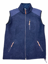 Load image into Gallery viewer, Washable Navy Wool Vest
